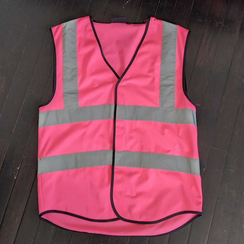 Neon Pink Construction Vest
